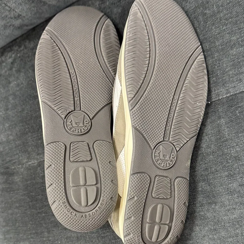 Mephisto Grey and White Mary Jane